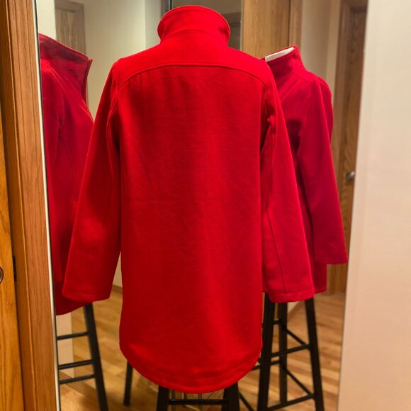 Red Pendleton Wool Blend Coat. Medium. - Picture 4 of 12